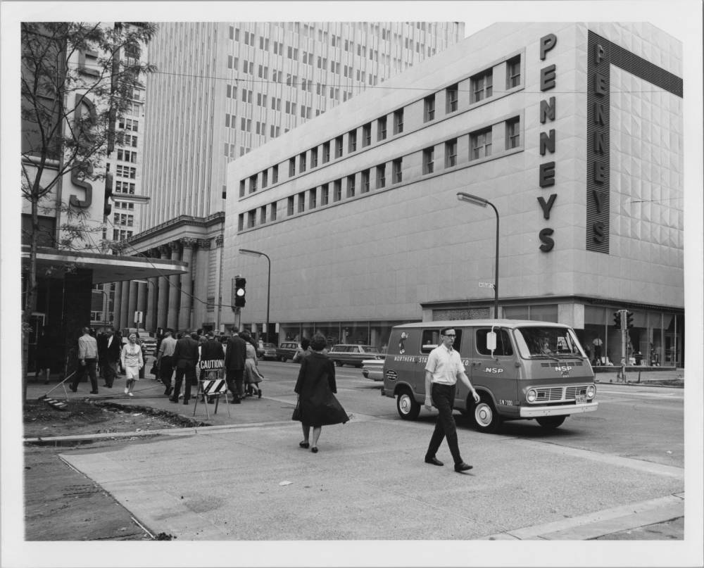 Photos of JC Penney's on N. 14th Street in 1968-69