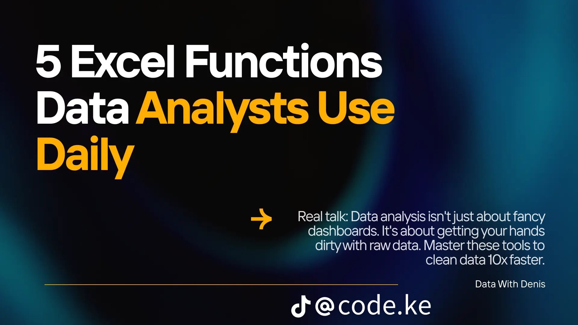 5 Excel Functions mà Data Analyst sử dụng mỗi ngày | Facebook