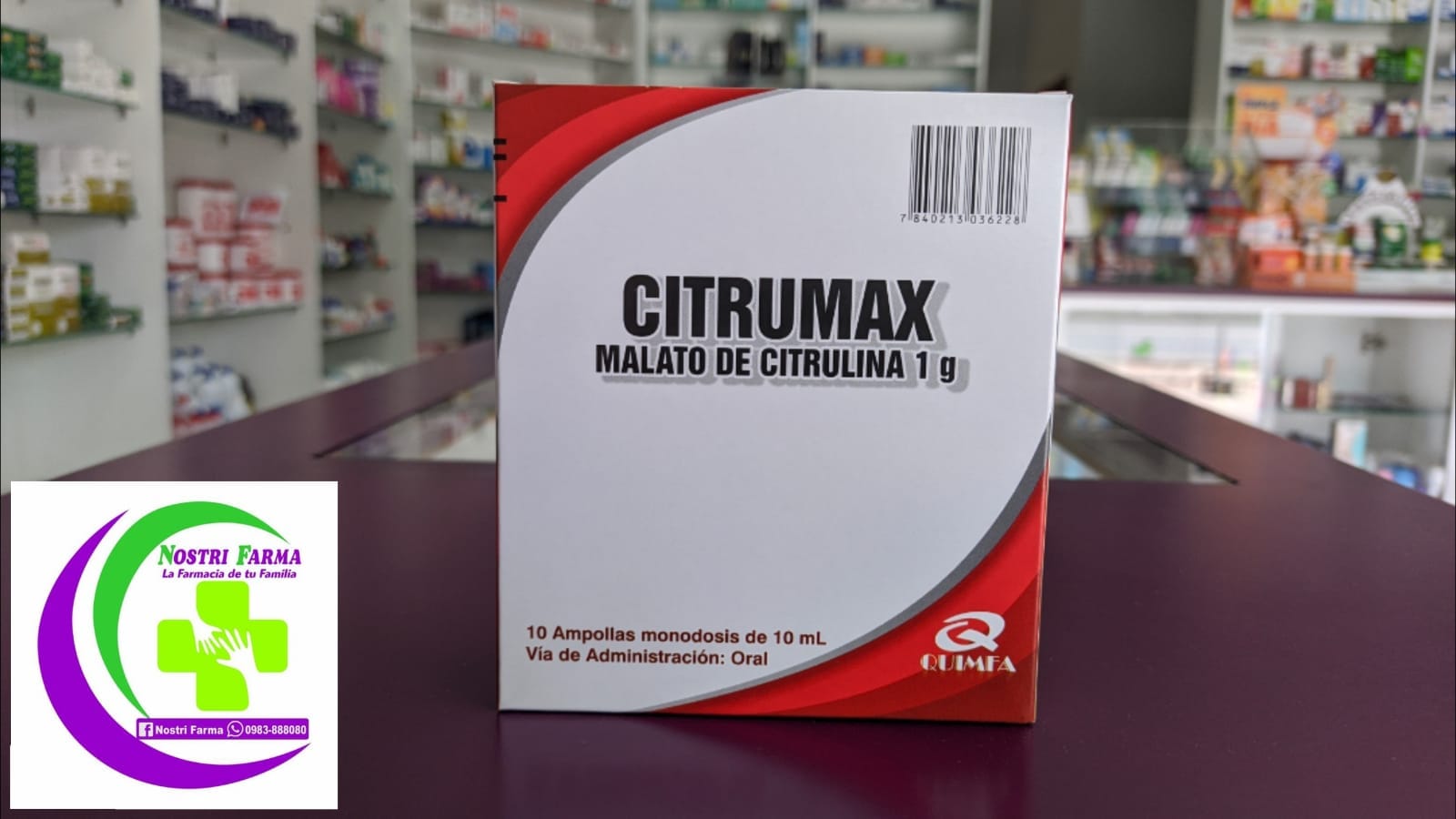 NostriFarma - CITRUMAX💊👩🏼‍⚕️ Actúa a nivel muscular...