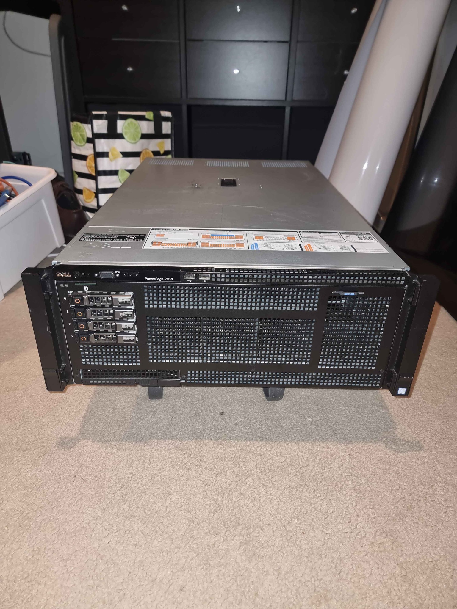 Dell PowerEdge R930 – 64 Cores / 512GB RAM / 4x 800GB SSD / RAILS ...