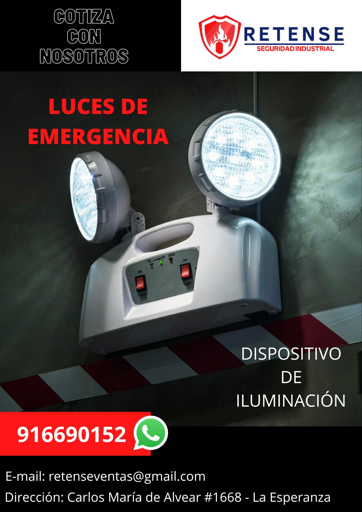 Retense - IMPLEMENTOS DE EVACUACIÓN Ante alguna situación...