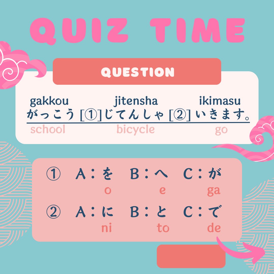 The answer is in my page!... - ILOHA Japanese Language Center