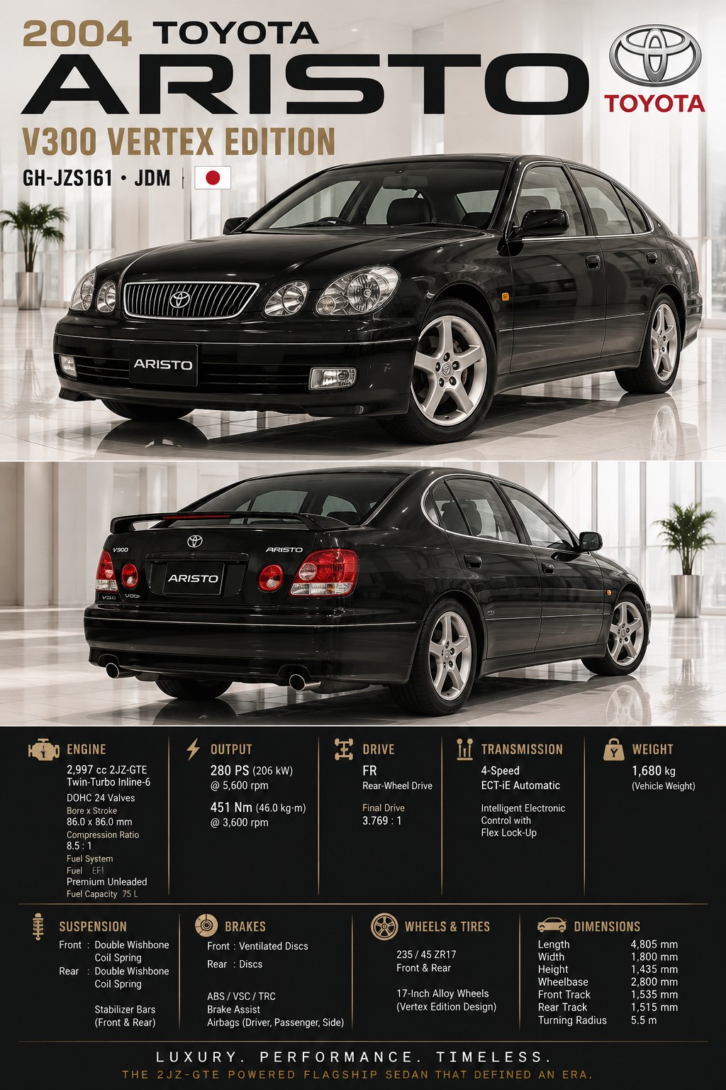 2001 - JZS161 Toyota Aristo - 12/02/19 👉 2JZ! 👉 Manual Swap!