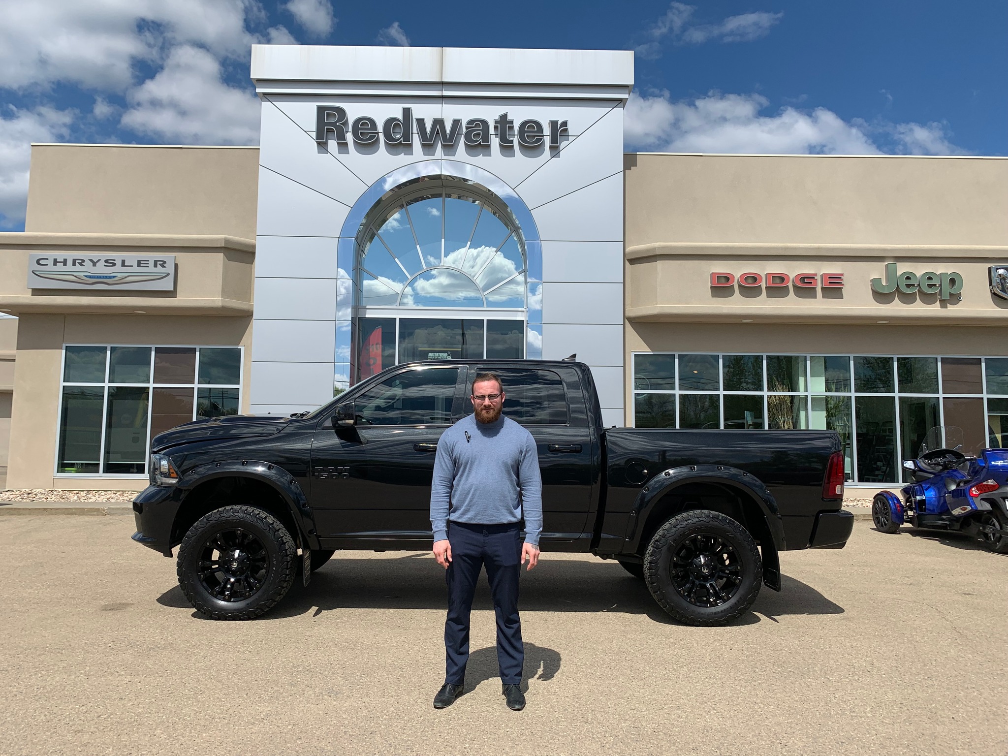 Redwater Dodge - This low kilometer 2018 Ram 1500 Sport... | Facebook