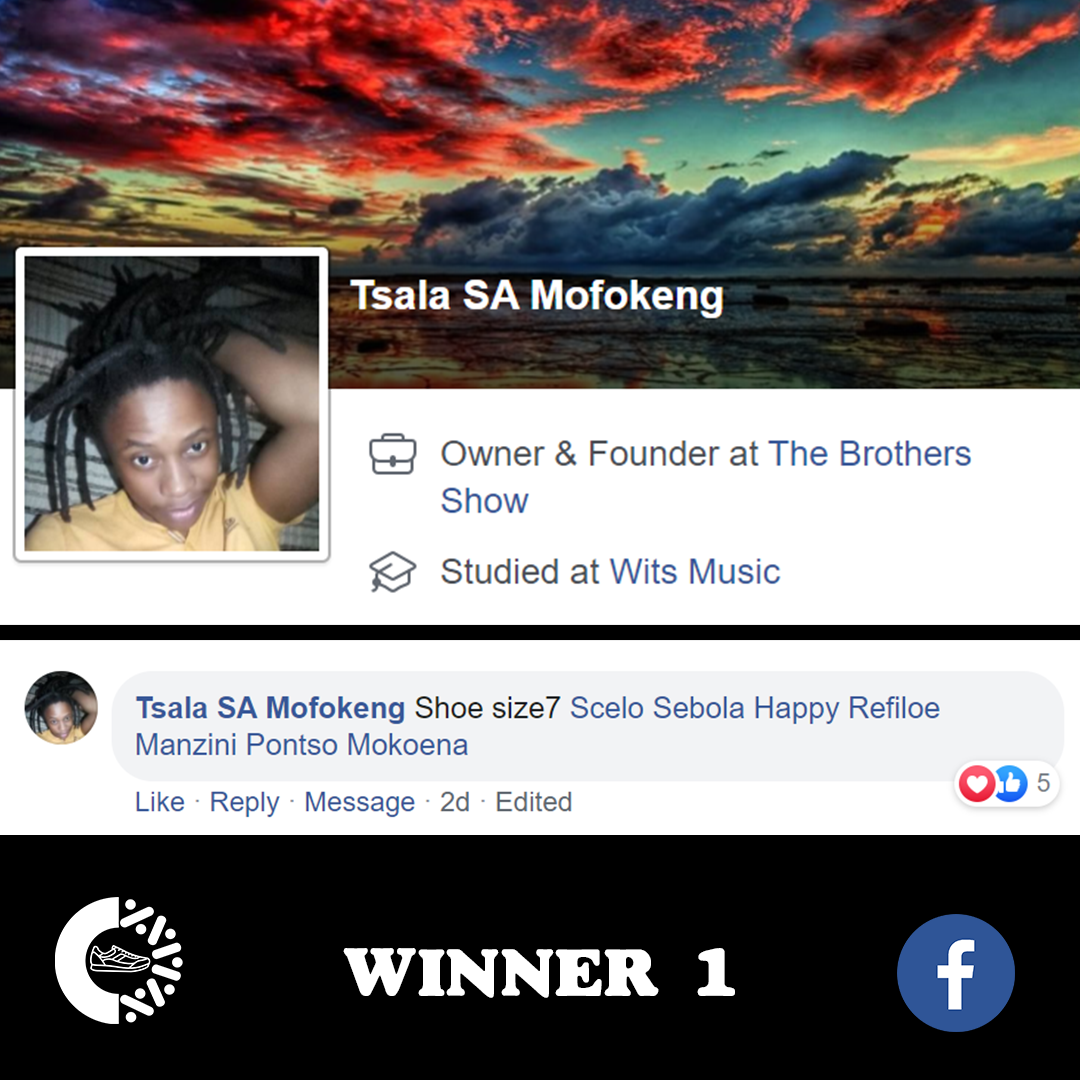 Olkicks - Congratulations to our winners 😊 1. Tsala SA...