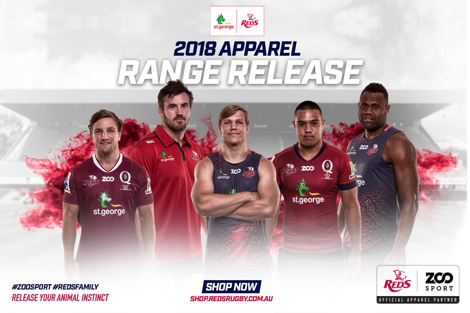 𝗨𝗻𝗹𝗲𝗮𝘀𝗵 𝘁𝗵𝗲 𝗥𝗲𝗱. The 2026 Queensland Reds Canterbury