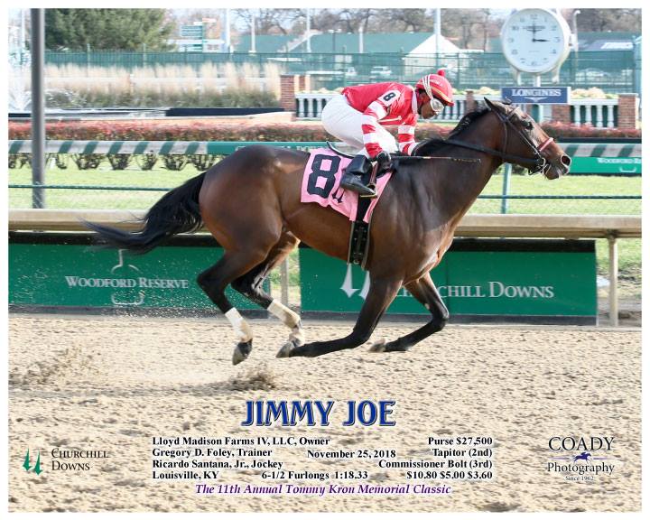 JIMMY JOE for LLOYD MADISON... - Greg Foley Racing Stable | Facebook