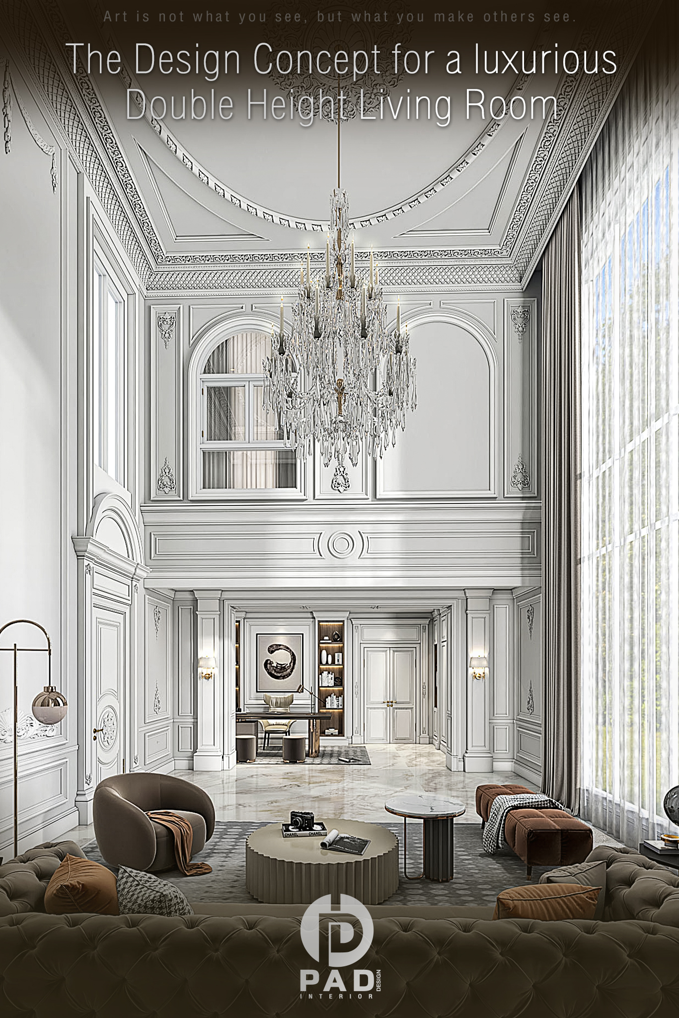 ห้องโถงนั... - PAD Interior Design ออกแบบตกแต่งภายในที่เป็นคุณ