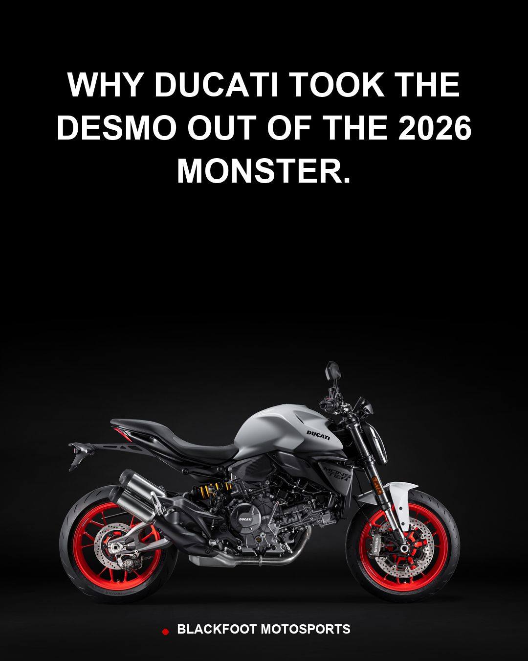 Ducati drops desmo from 2026 Monster