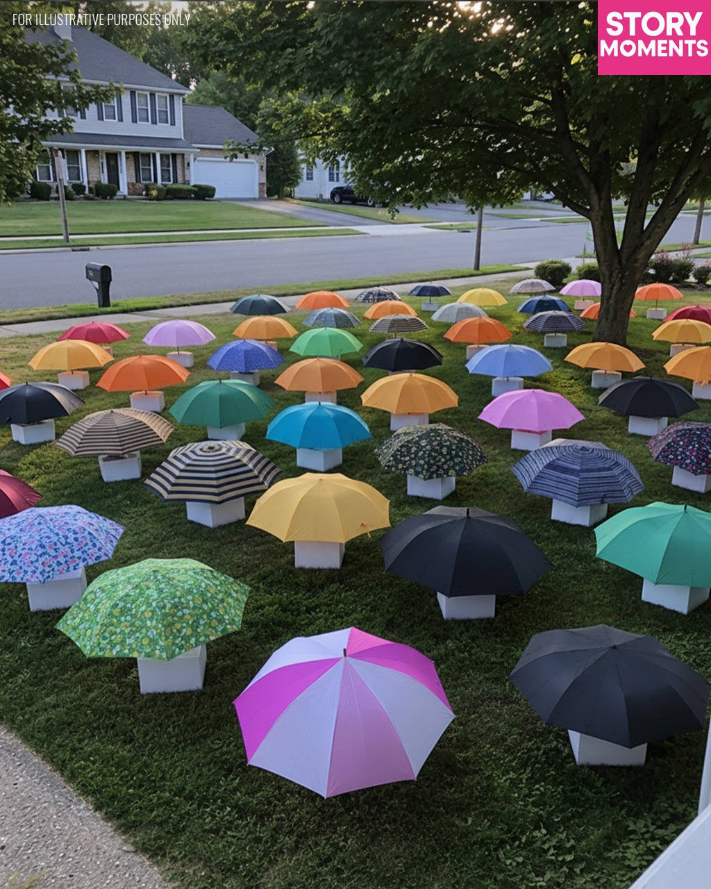 My son gave his umbrella to a pregnant stranger in the rain—the