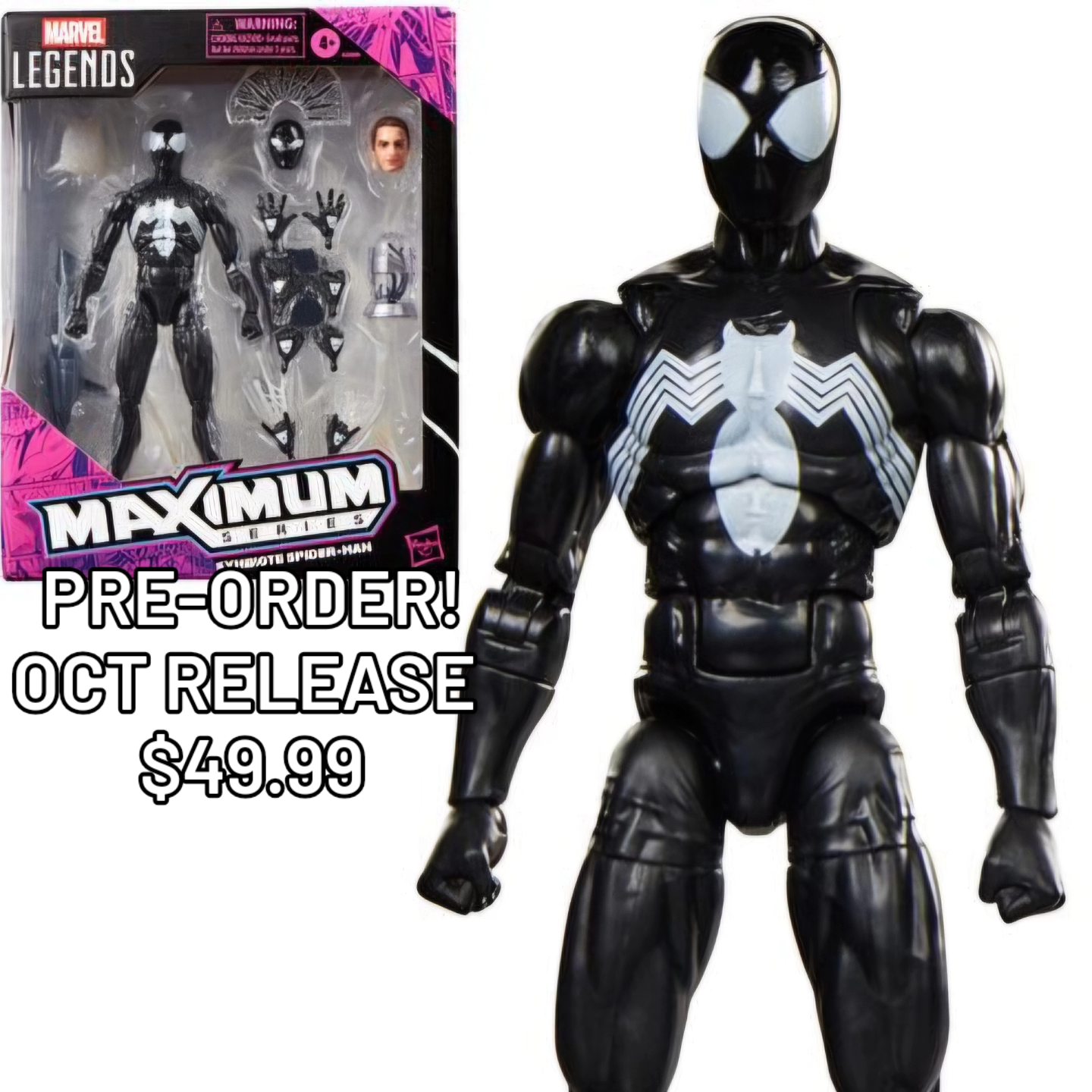 【セール】S.H.Figuarts　デッドプール　ウルヴァリン　二体セット PRE-ORDER! Spider-Man Marvel Legends Maximum Series Symbiote