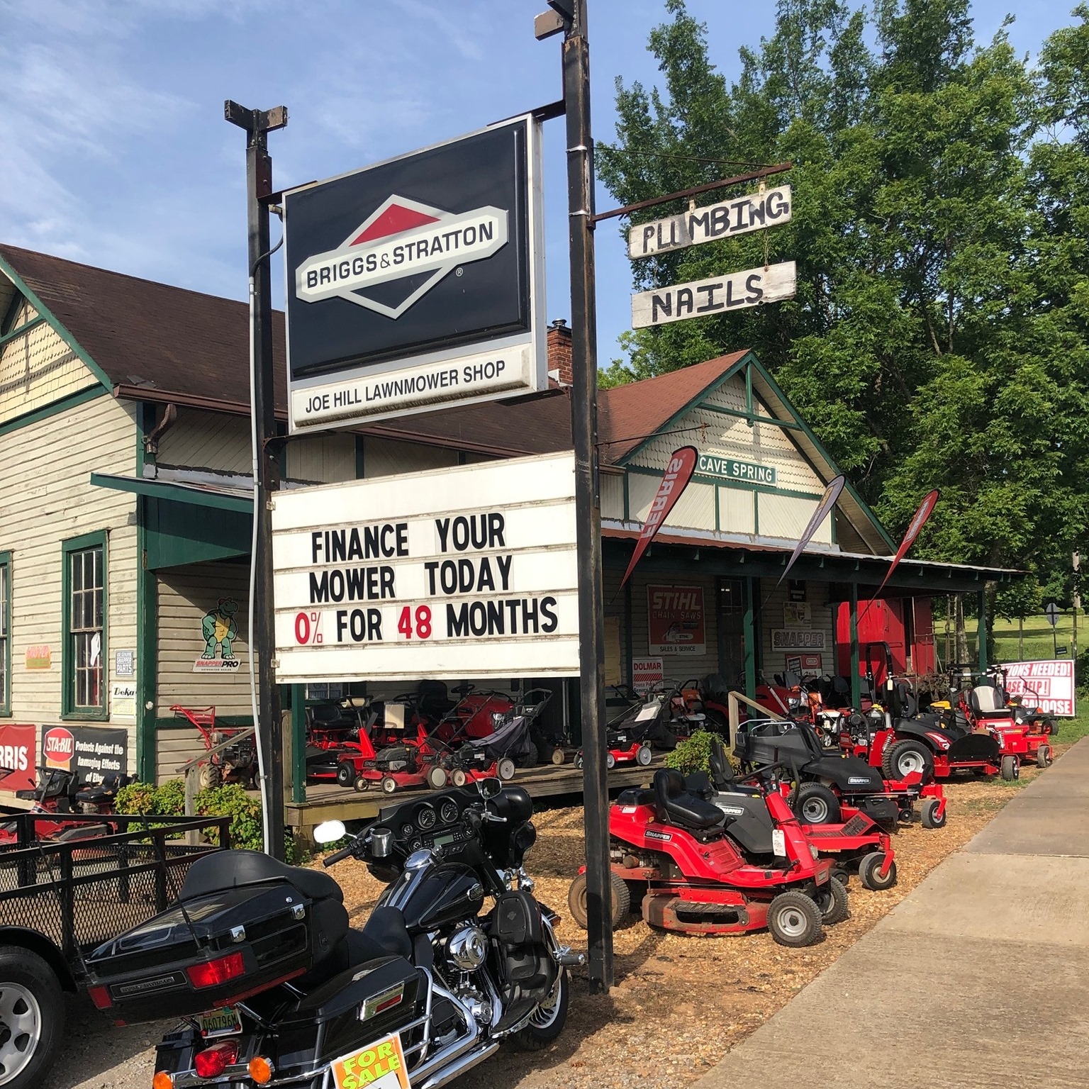 JOE HILL'S LAWN MOWER... - JOE HILL'S LAWN MOWER SHOP &amp; SALES