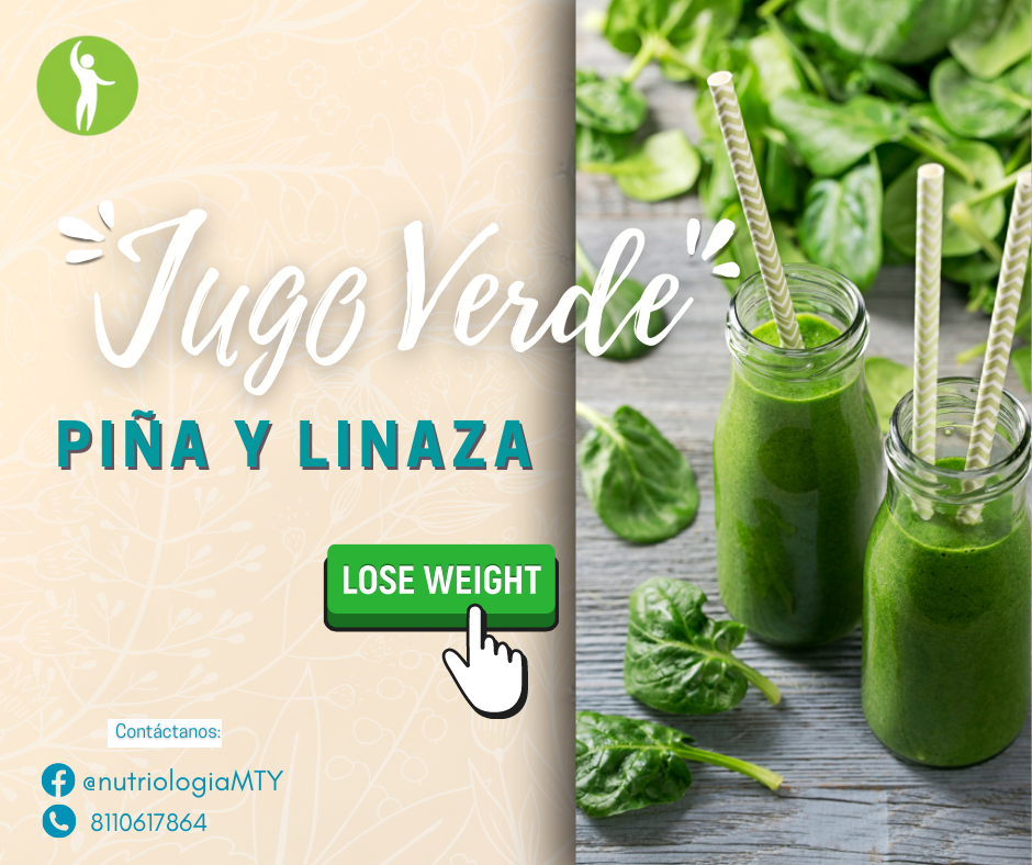 El jugo de piña y linaza es... - Nutrióloga Virginia I Castro | Facebook