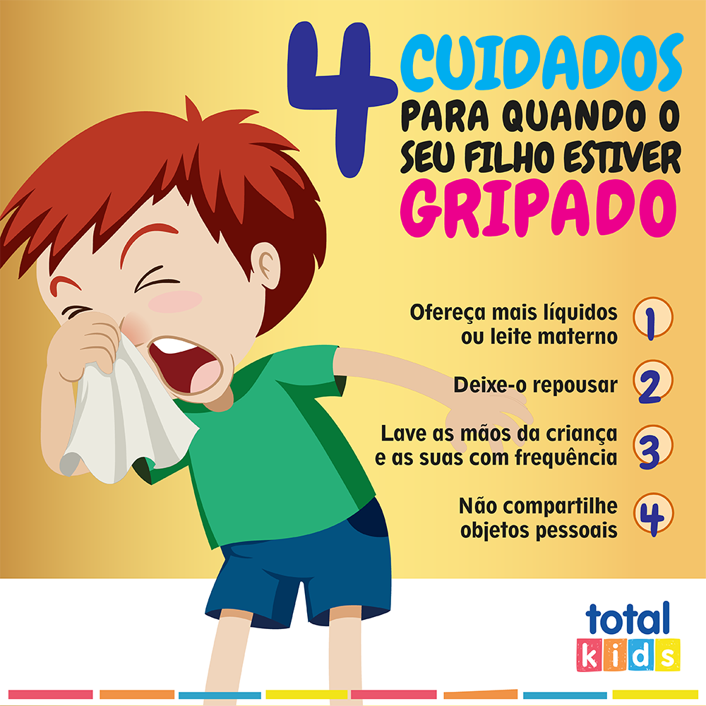 Clínica Total Kids - #gripe É normal que as crianças gripadas ou ...