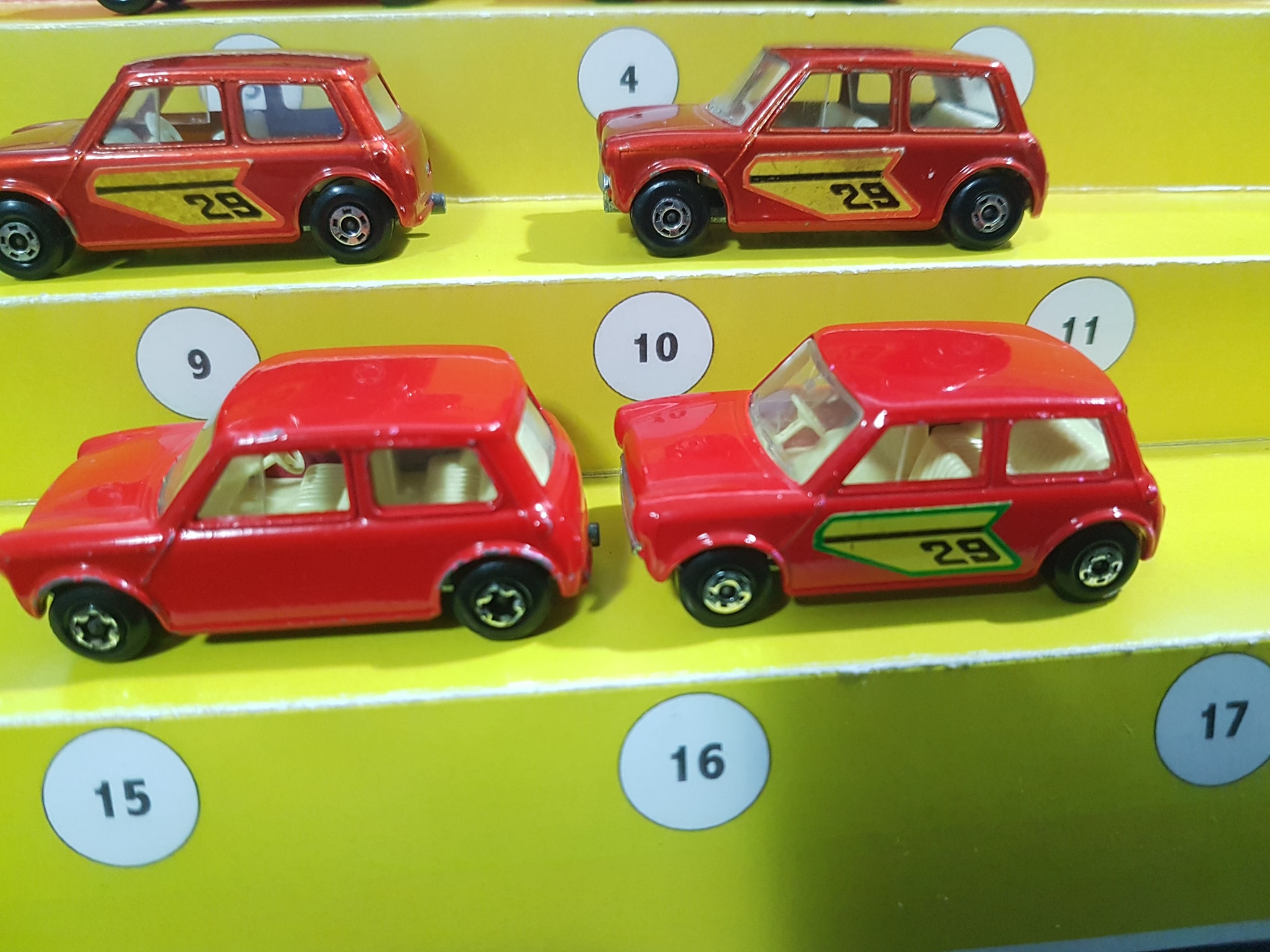 Matchbox Superfast 29b Racing Mini Factory Pre-production colour trial