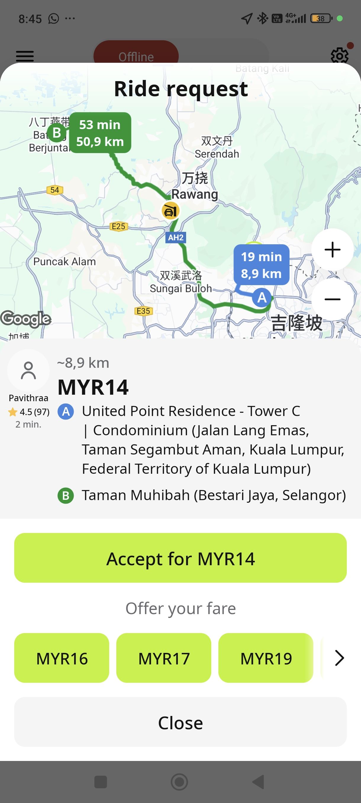 inDrive inDriver Registration E-hailing Driver Kuala Lumpur Malaysia ...