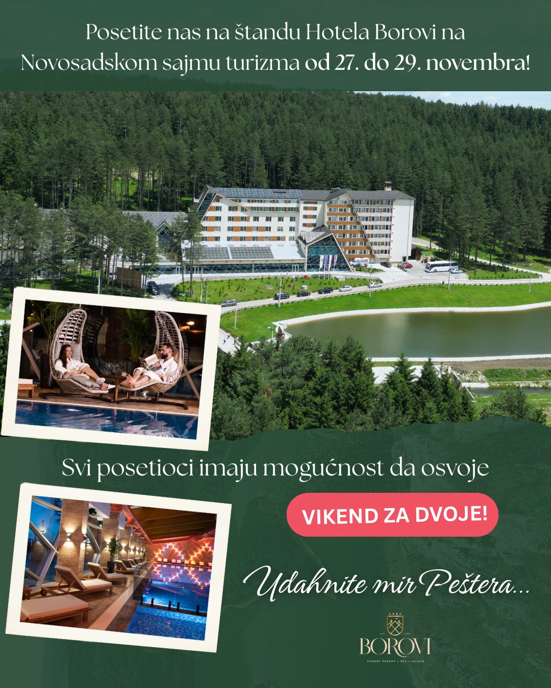 Međunarodni sajam turizma u Novom Sadu - Hotel Borovi Sjenica
