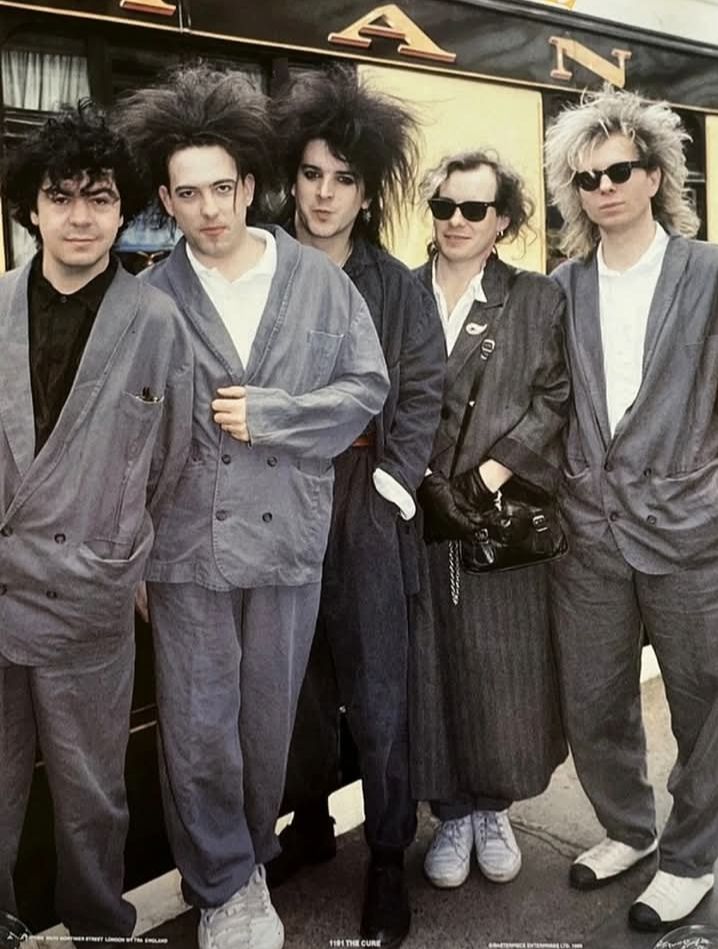 激レア  Cure ロバートスミス　85年　パンフレット　キュア　ゴス goth New - Vintage promotional poster The Cure 1986. #thecure #goth