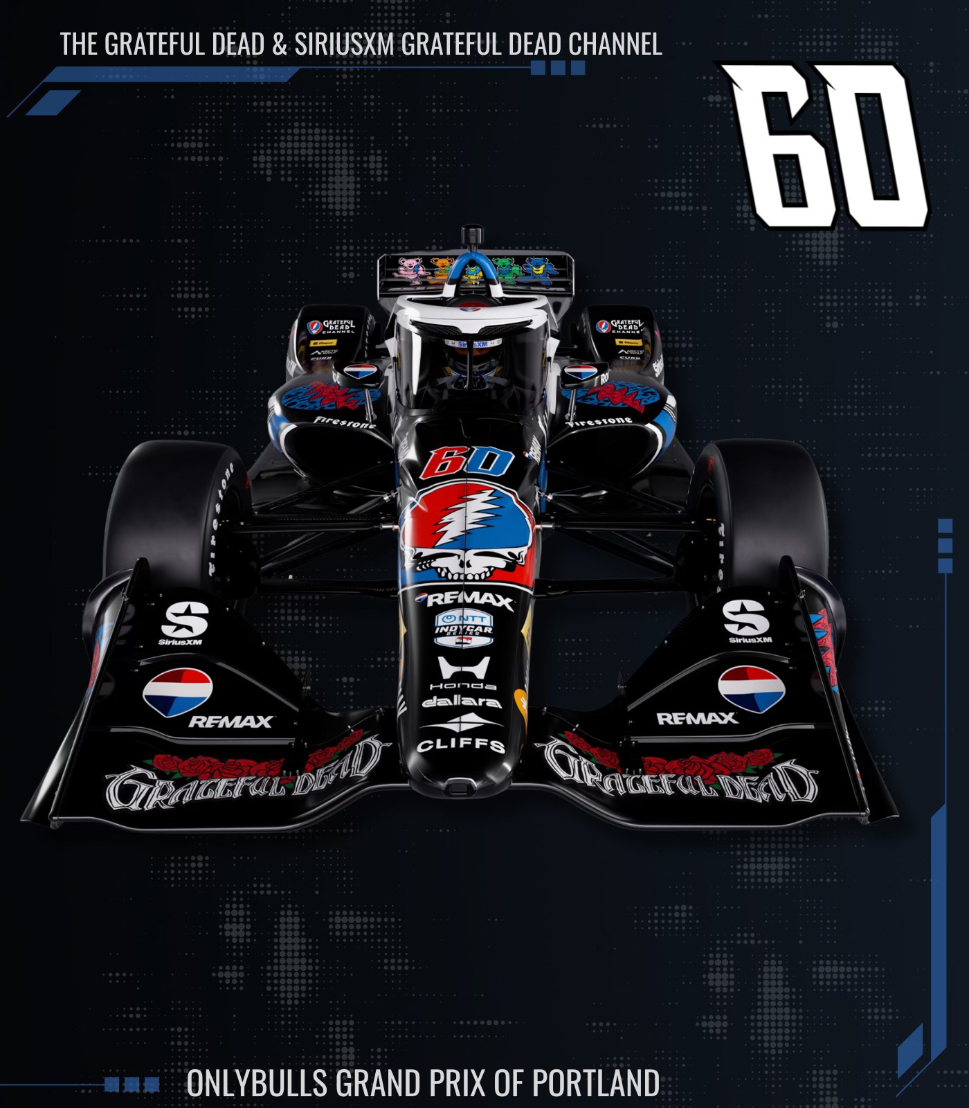 A new look, still a legendary legacy. 🌹 The No. 60 SiriusXM Honda