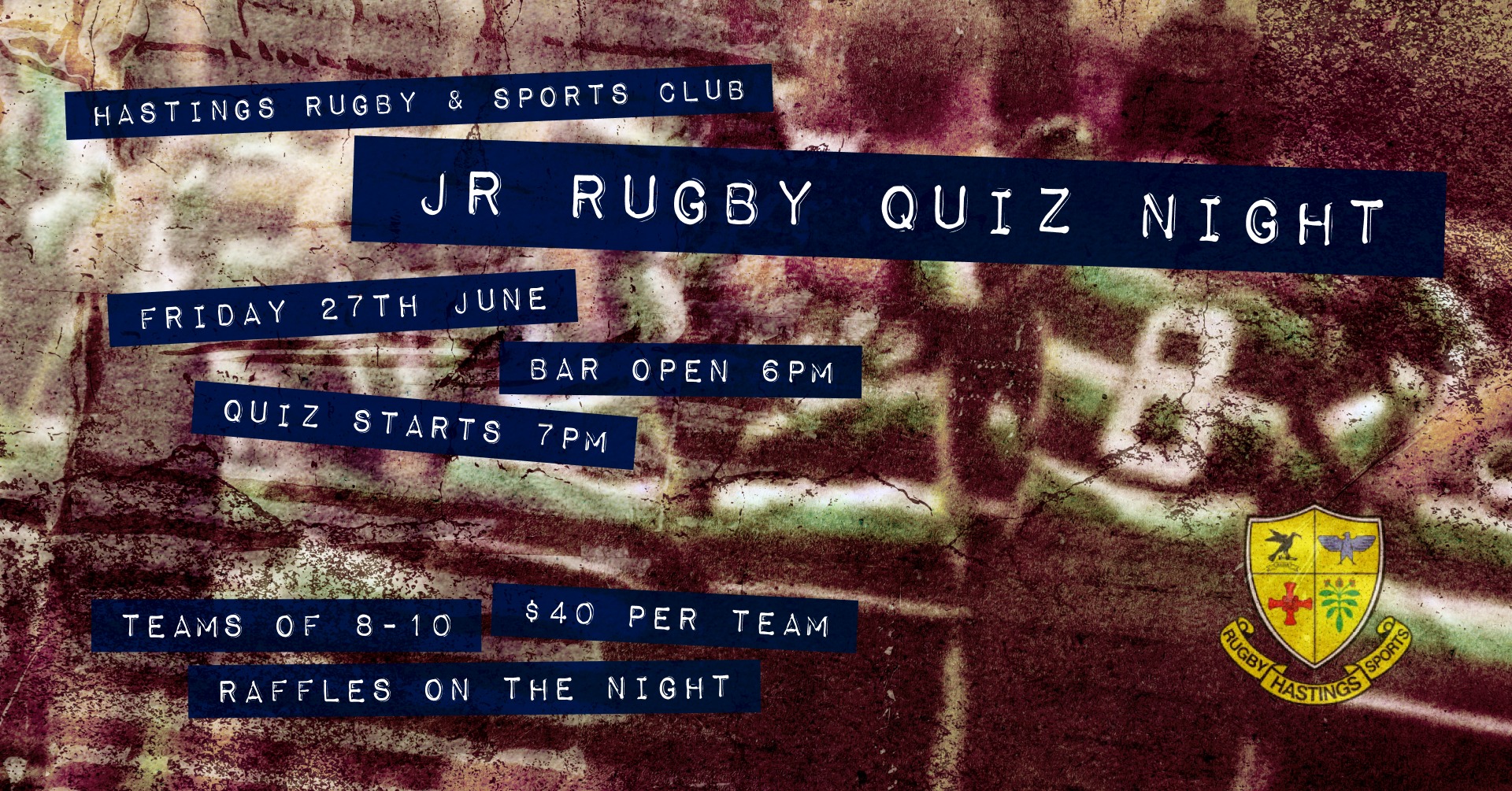 HRS Junior Rugby Quiz Night