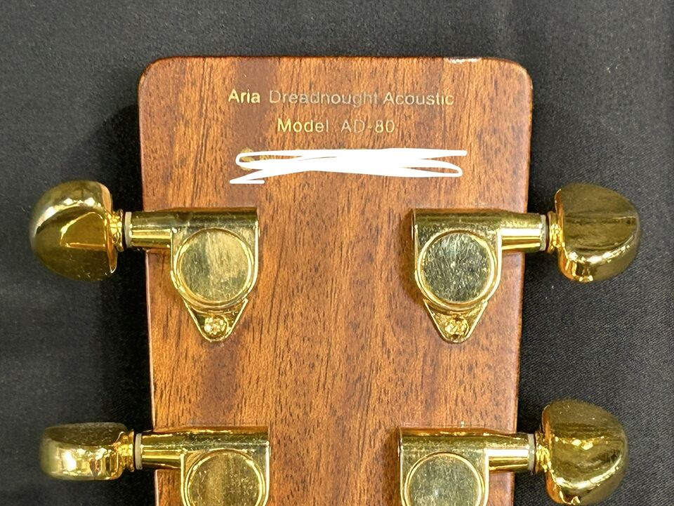 What year is my Aria AD80 guitar made in?