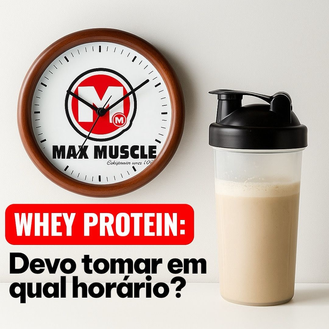 Max - ⏰ Qual o melhor horário para tomar Whey Protein? O whey protein é ...