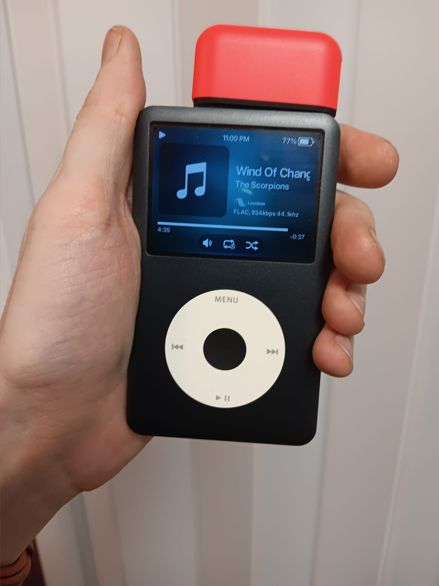 Restored iPod classic with taptic engine and 128gb iflash