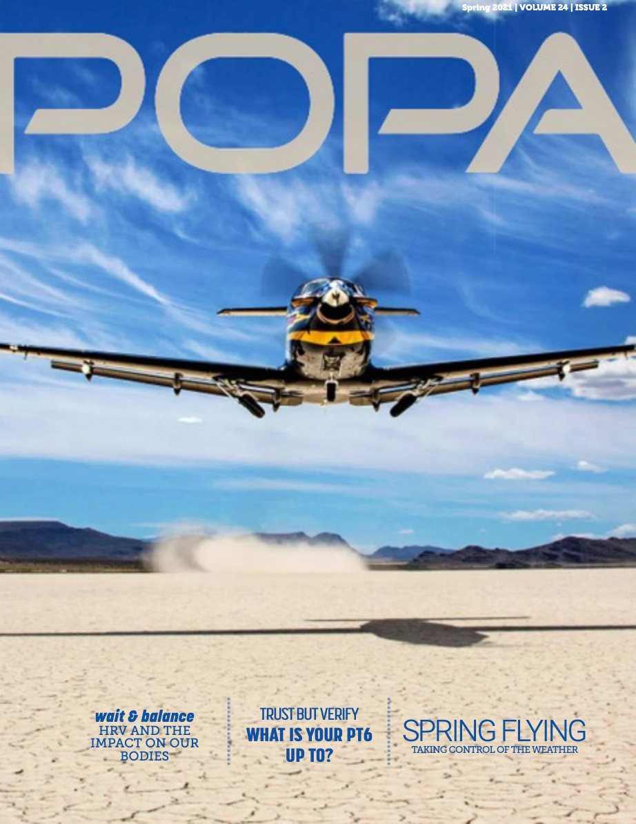 Pilatus Owners and Pilots Association - Our Spring 2021 POPA Magazine ...