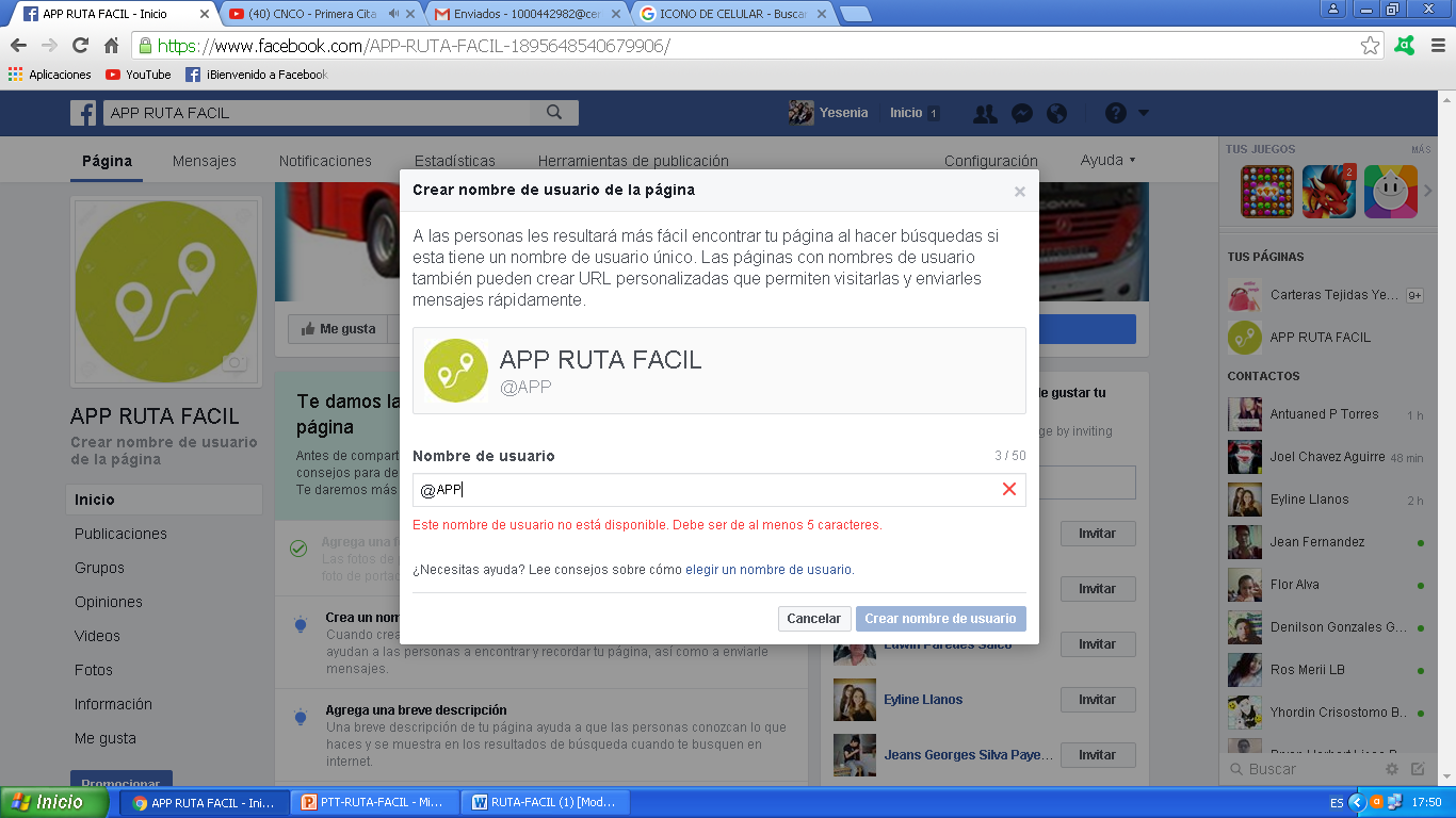 APP RUTA FACIL