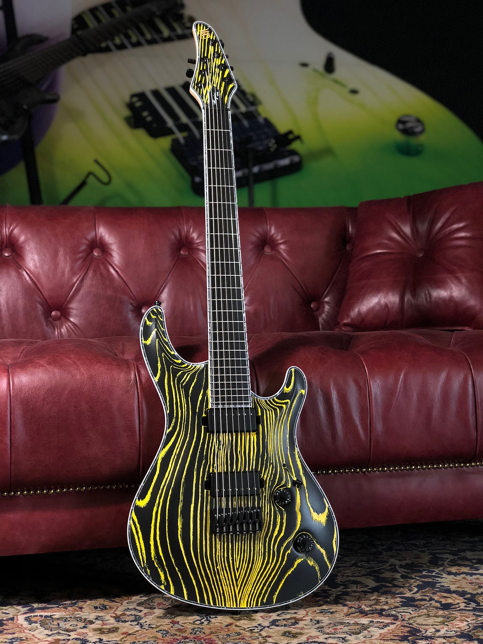 Mayones Regius Gothic 7 equipped with Seymour Duncan AHB-1