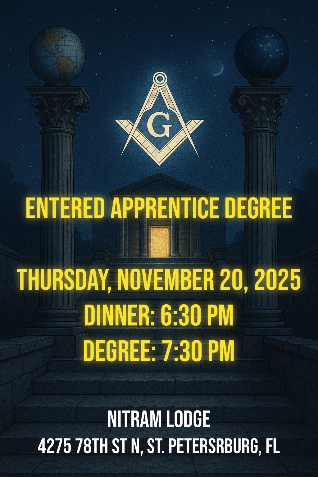 Entered Apprentice Degree