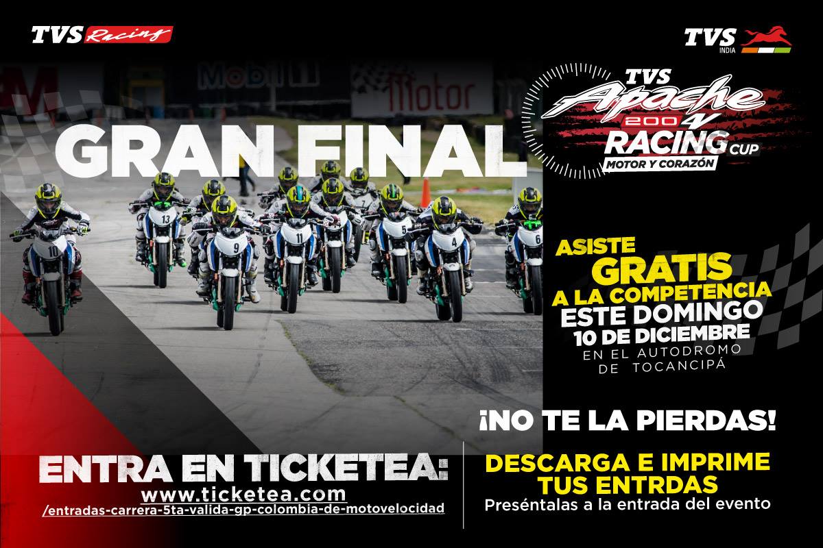Gran Final TVS Apache 200 Racing Cup