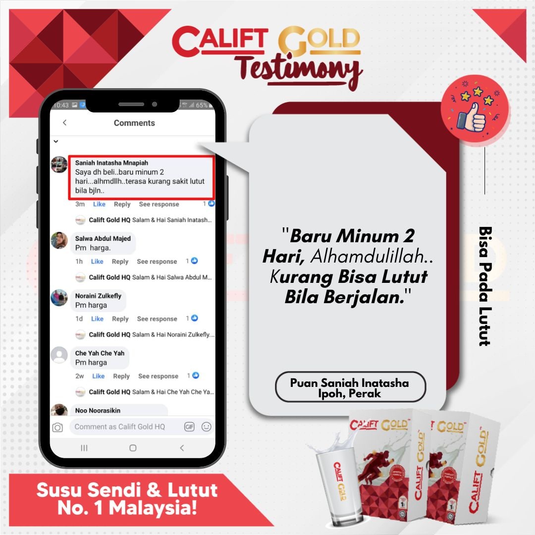 Calift Gold - Petua Sendi & Lutut Sihat