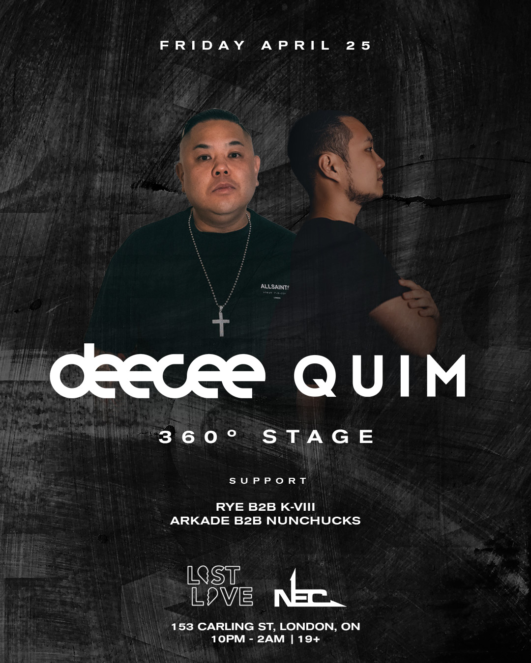 Deecee & Quim @ Lost Love | 360° stage