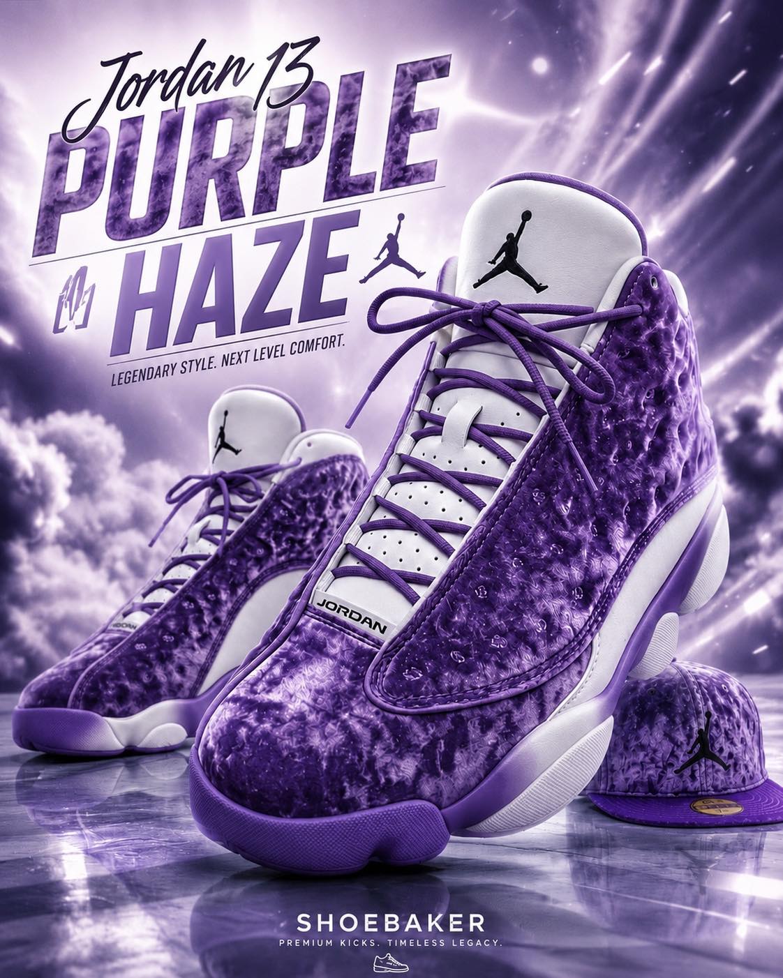 Jordan 13 “Purple Haze” 💜 Drop your size for a pair ⬇️