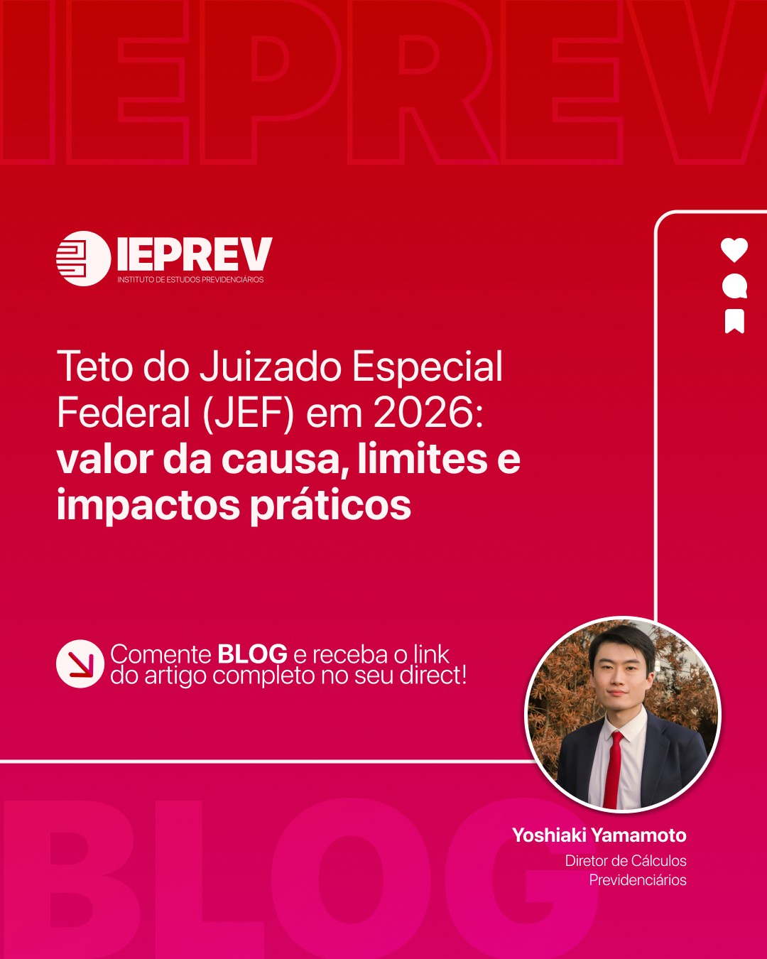 IEPREV - 🔎 Teto do JEF em 2026: atenção ao valor da causa... | Facebook