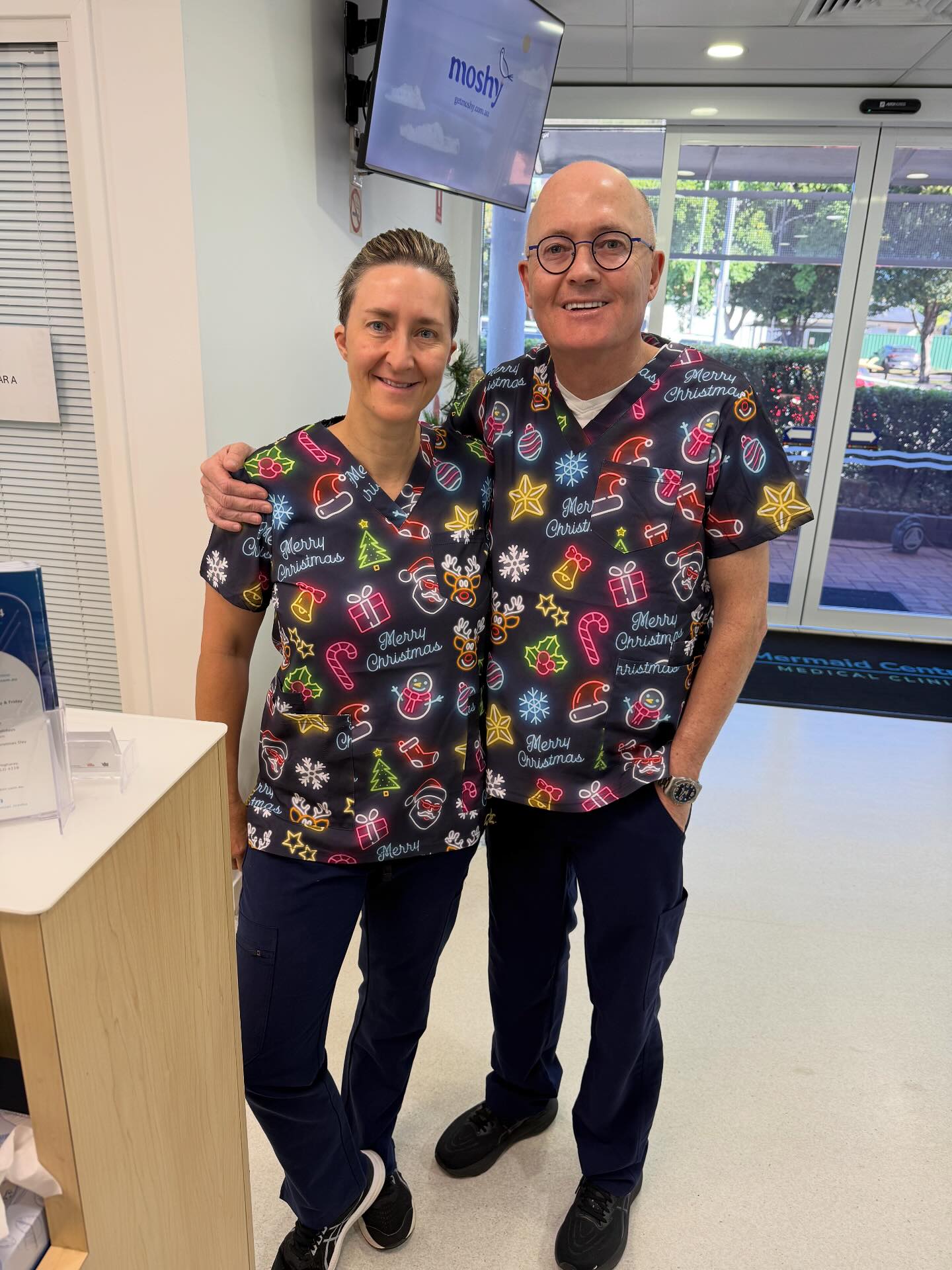 Mermaid - Dr Fisser and Dr Roxy matching in their Christmas Cheer! 🎄 ...