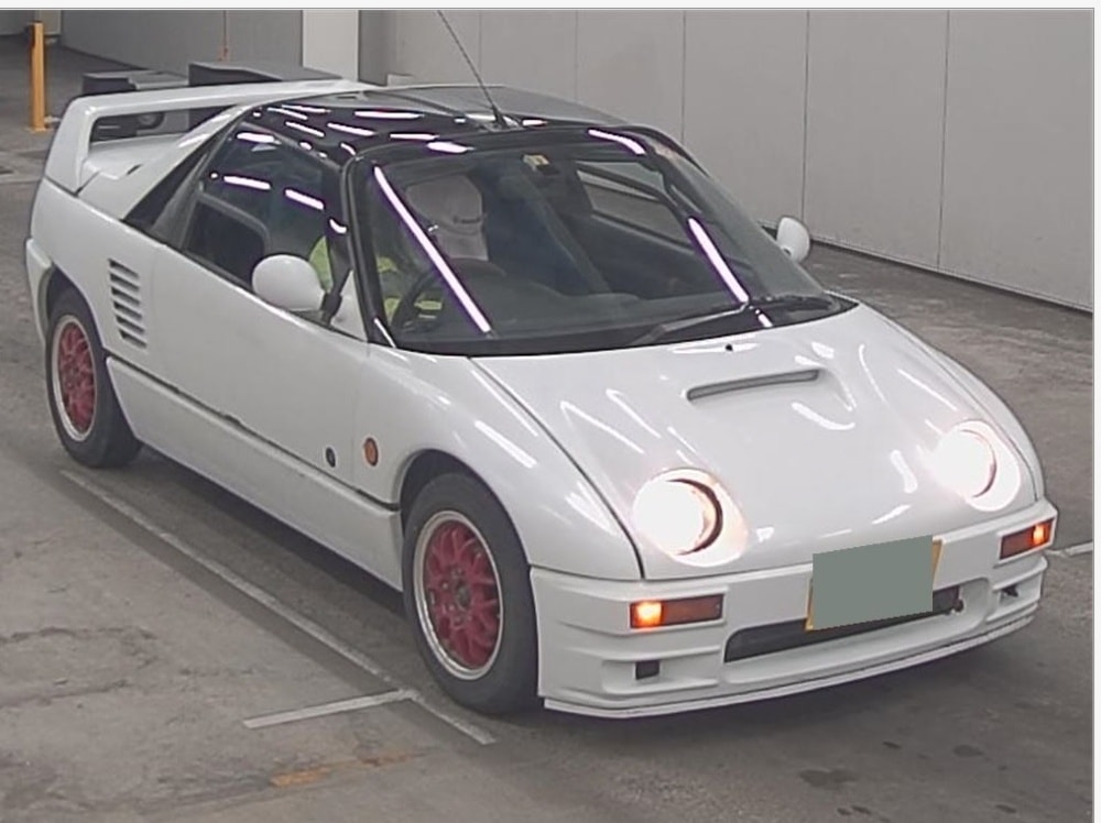 The ABC's of kei cars today at a local meet. Autozam AZ1, Suzuki
