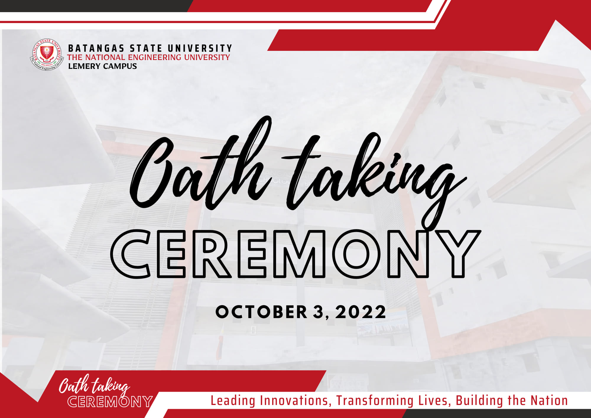 The day finally arrives as you... - INCAM - Batstateu Lemery