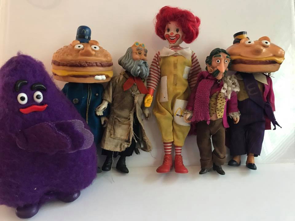 1976 McDonaldland Remco Set of Figures!!