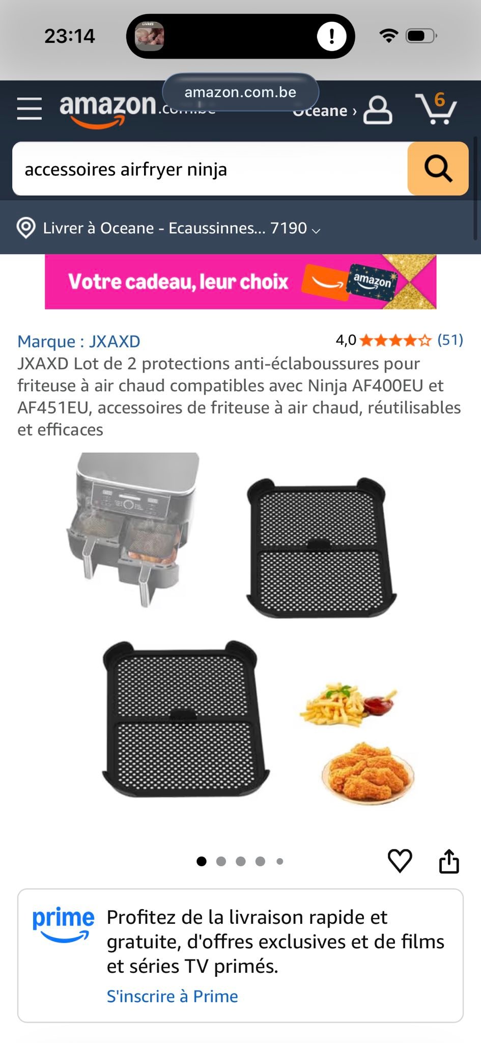 Moule Silicone Air Fryer Ninja 21 Accessoires Pour Friteuse à Air Ninja Double Stack XL 9,5 L - Gril, Brochettes, Moules, Etc