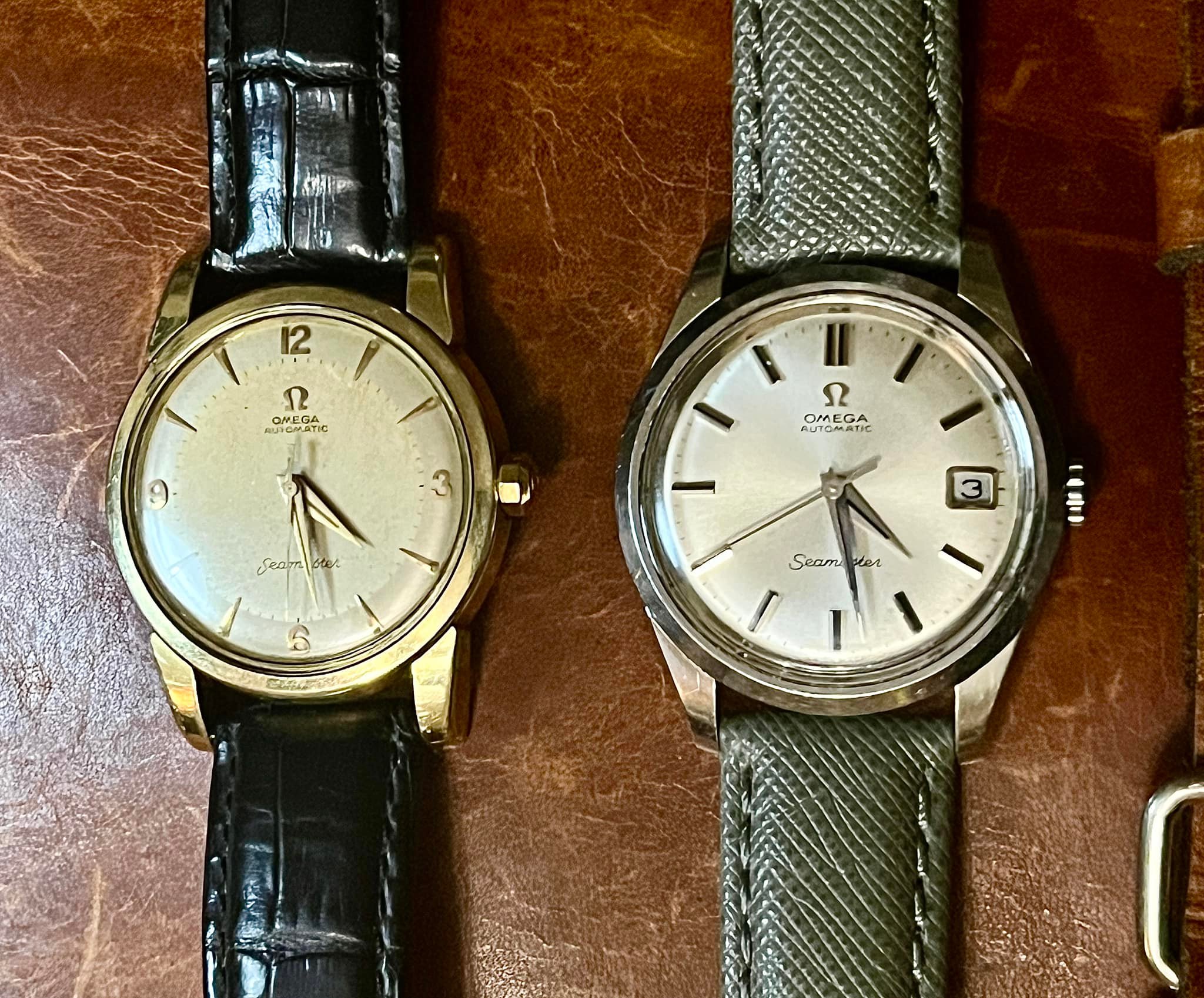 OMEGA Seamaster Crosshair cream dial Cal.500 1950s