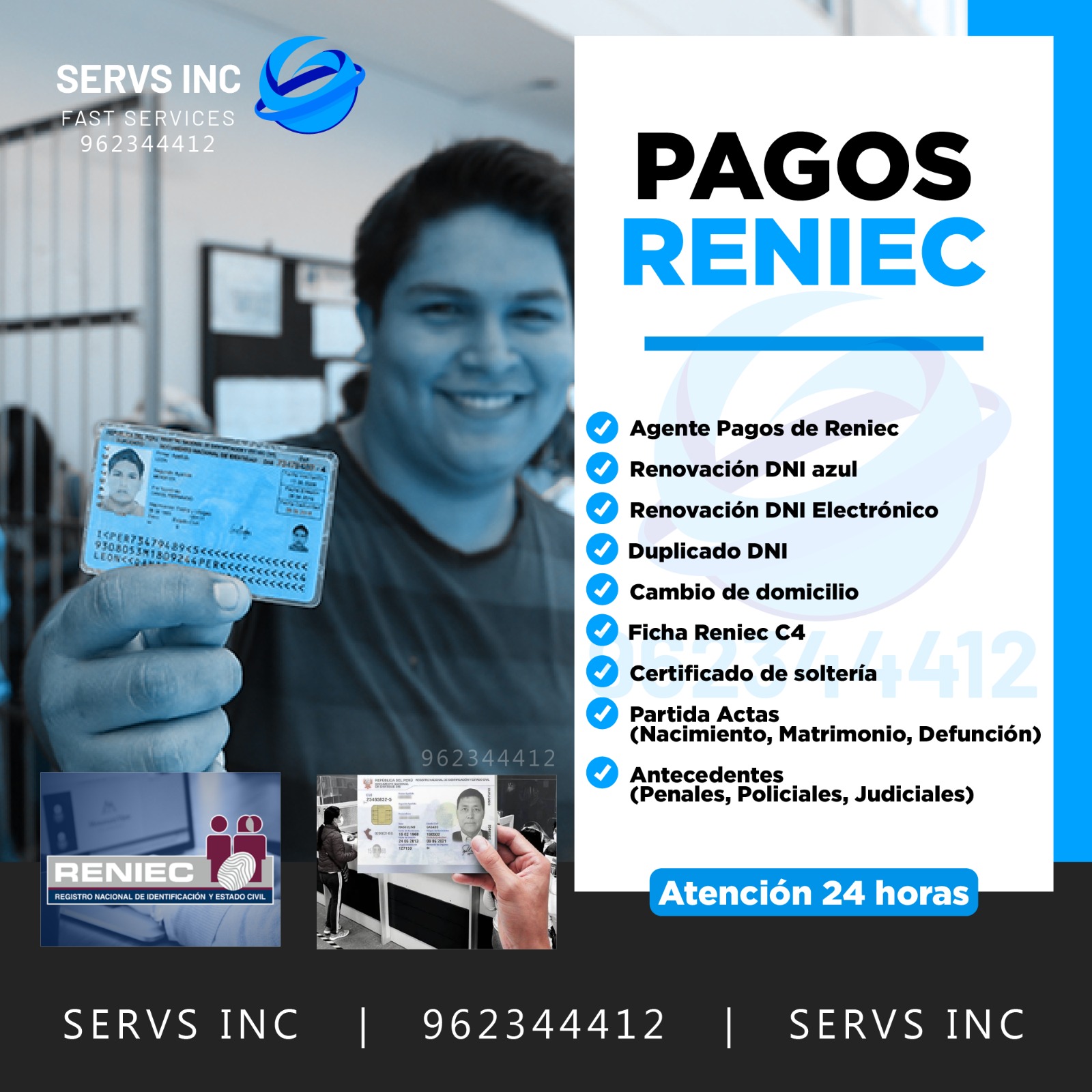 Tramites Reniec-Sunarp y más Perú. | Lima