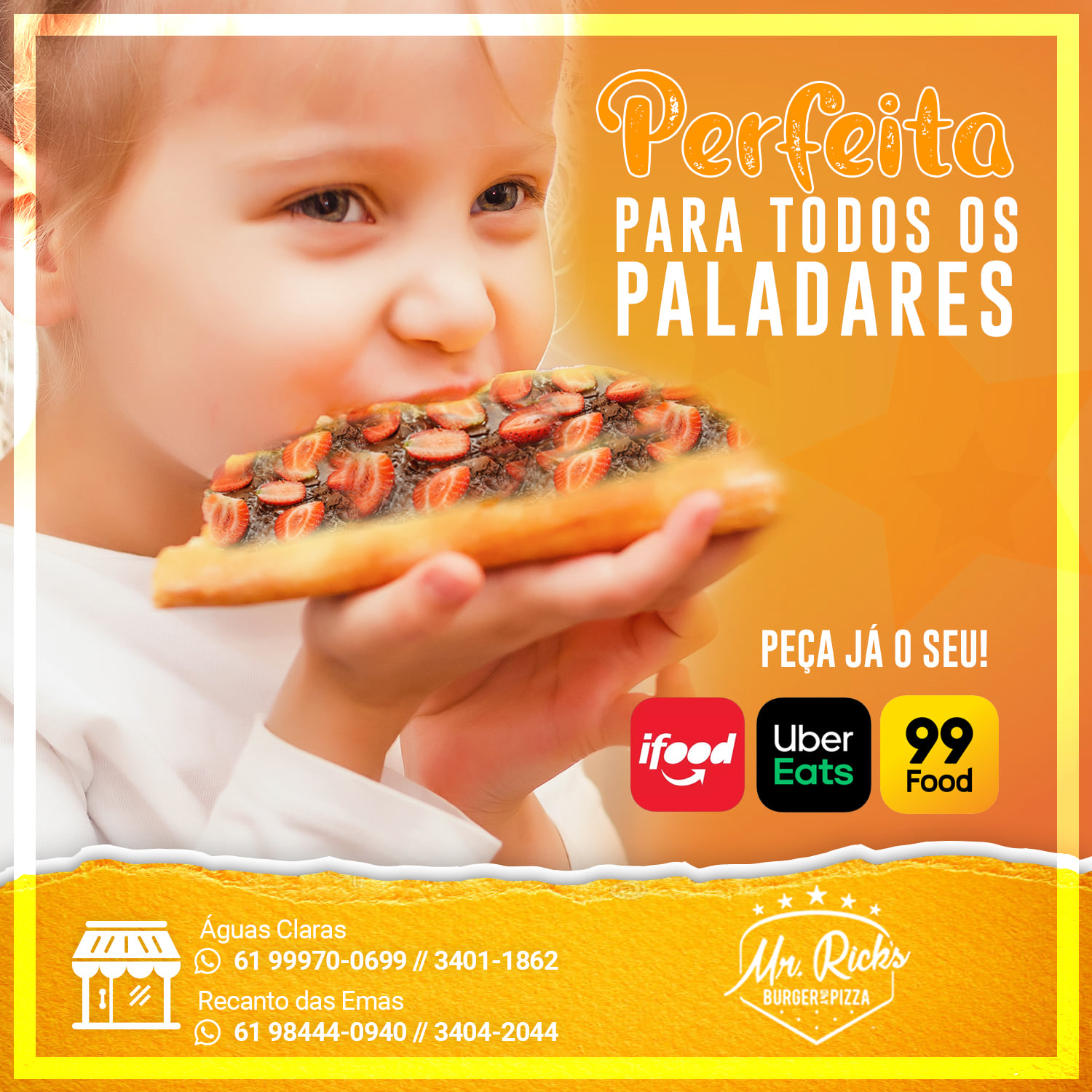 Mr. Rick's - O Sabor Perfeito para Todos os Paladares Você Encontra ...