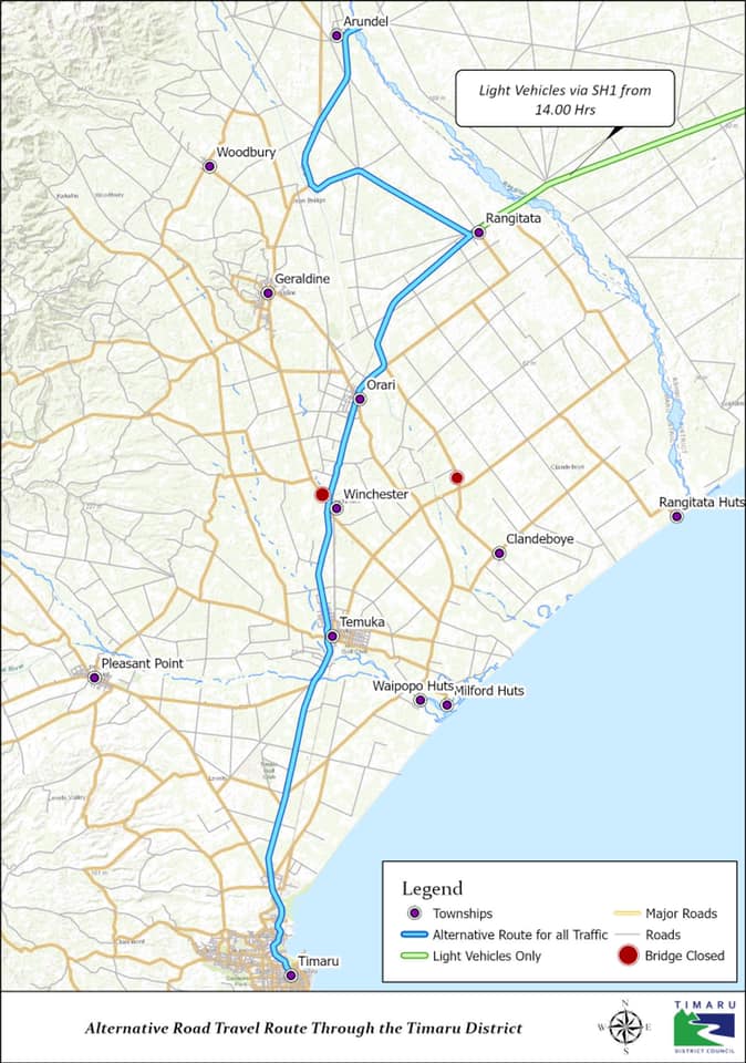 Main Transit Routes - 2/6/21... - Timaru District Council