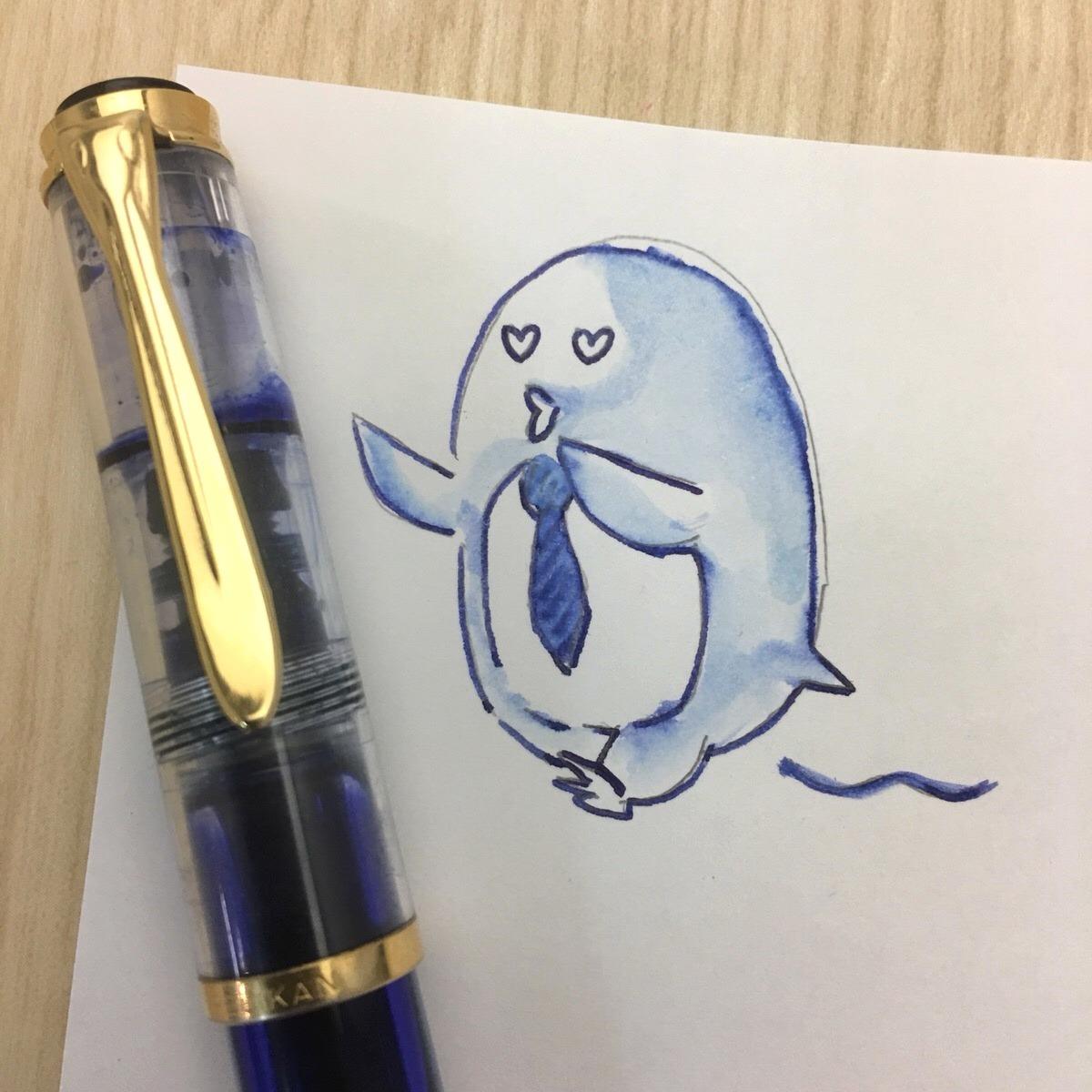 世界の筆記具 ペンハウス ペリスケだ 手書きツイート 万年筆沼 万年筆イラスト部 万年筆 手書きツイート初心者 手書きツイート始めました ペリカン万年筆 Pelikan デモンストレーター万年筆 Facebook