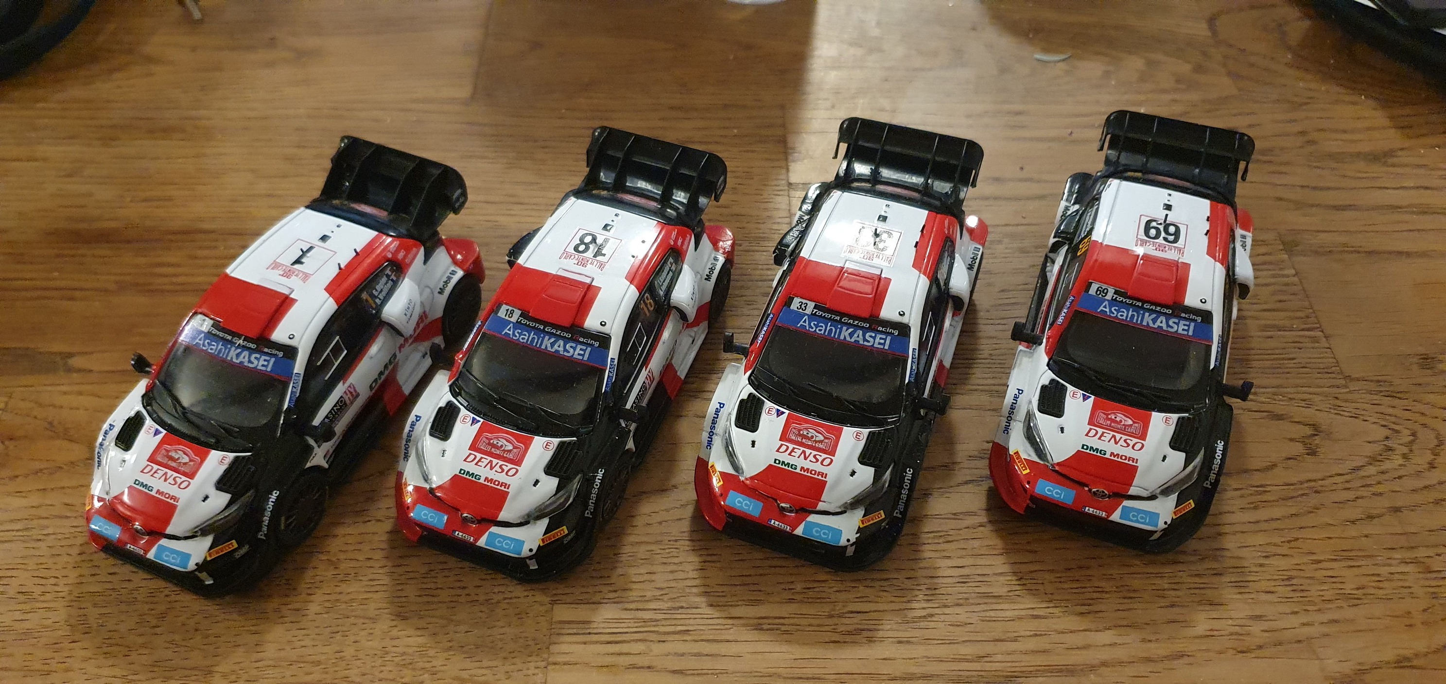 1/43 spark toyota gr yaris rally1 presentation 2026 model