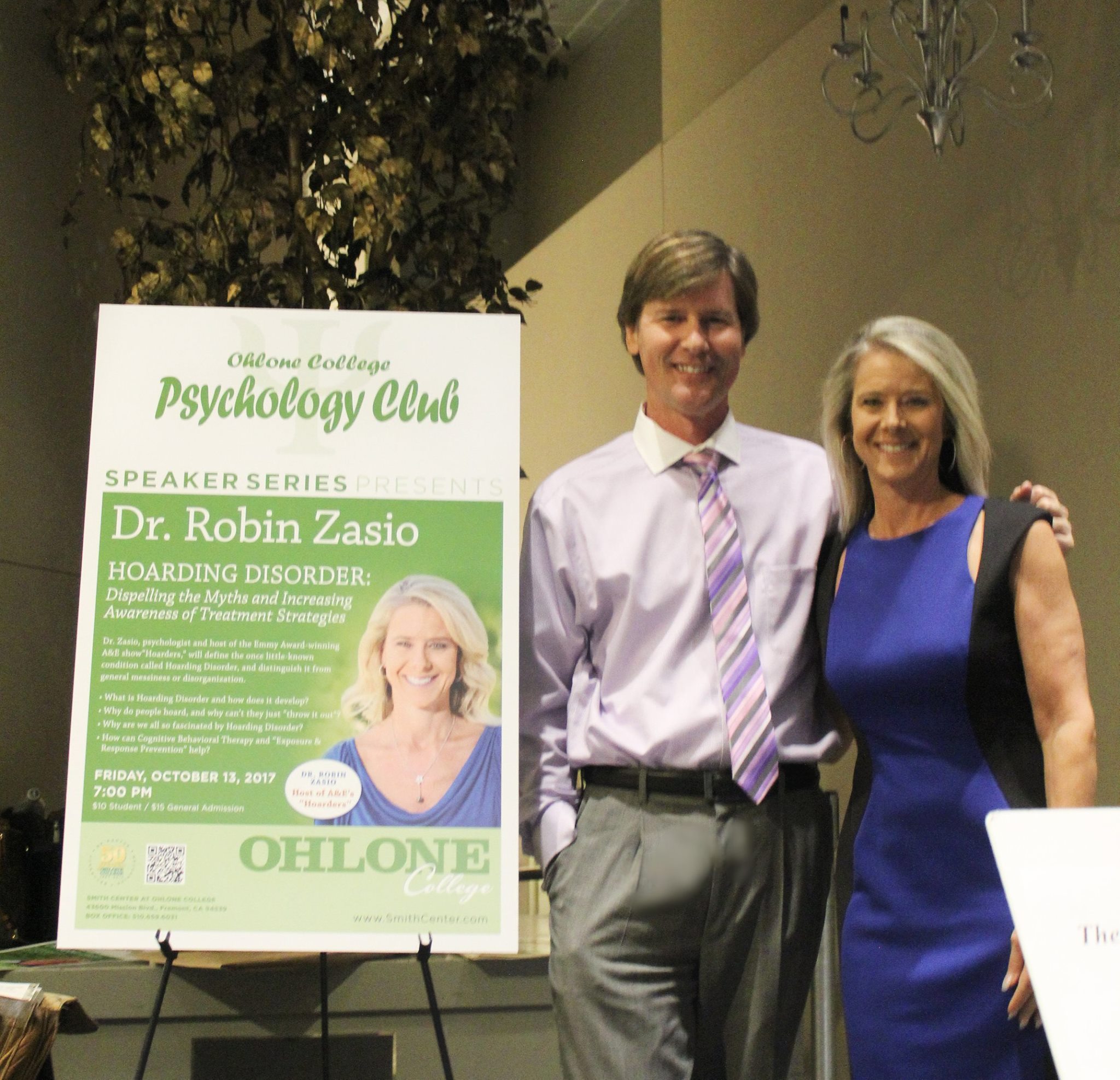 Dr. - It was a great evening at Ohlone College. Hundreds of people ...