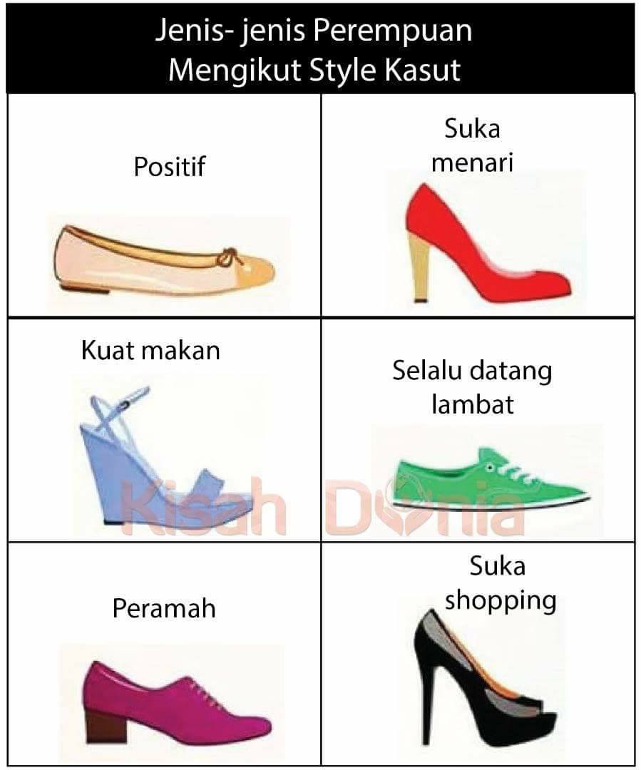La Soul Skin Nutrition Expert By Sne Jenis Jenis Perempuan Mengikut Style Kasut Korang Yang Mana Facebook