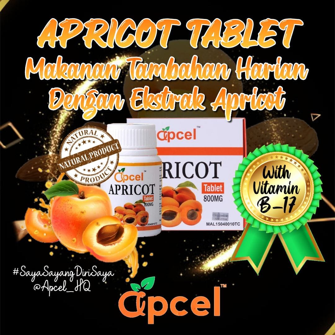 Apcel Cafe - JOM KENALI APRICOT TABLET 800MG SECARA... | Facebook